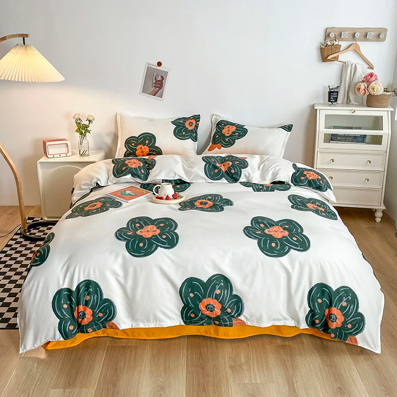 4-Piece Brushed Microfiber Bedding Set