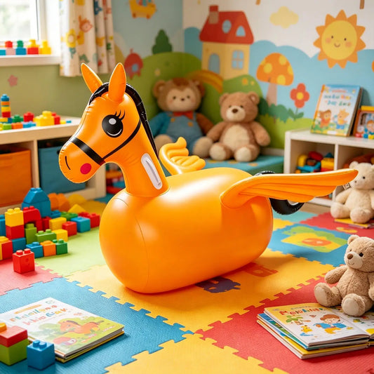 Inflatable Bouncy Horse Ride-On Toy