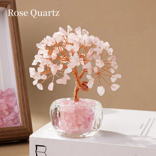 Natural Crystal Money Tree Ornament