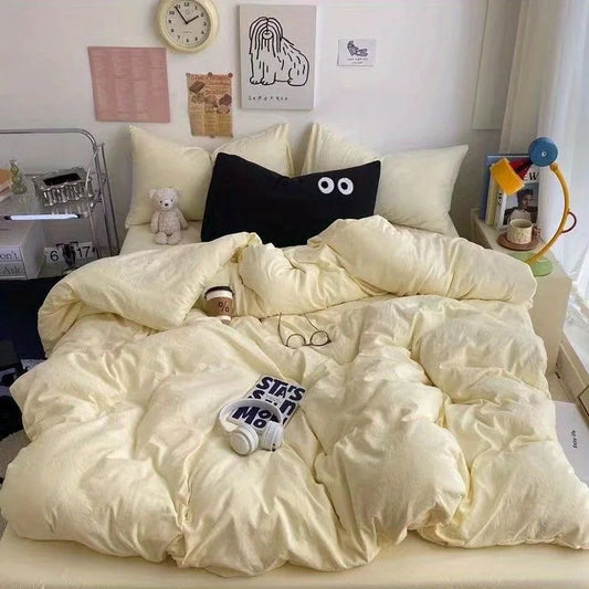 Cute Duvet Cover Set with Bed Sheet & Pillowcases