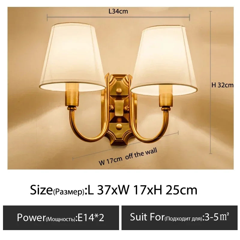 Copper LED Wall Lamp