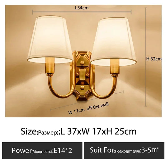 Copper LED Wall Lamp