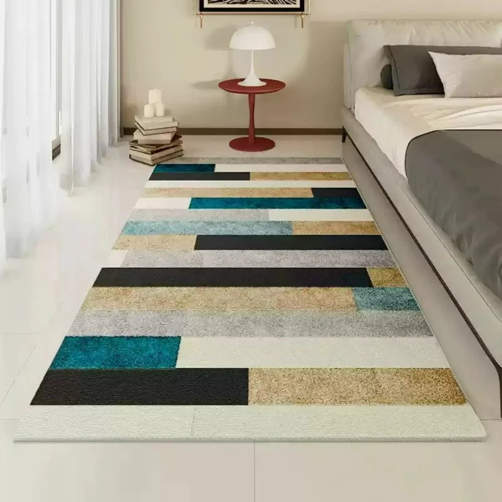 Colorful Striped Non-Slip Rug