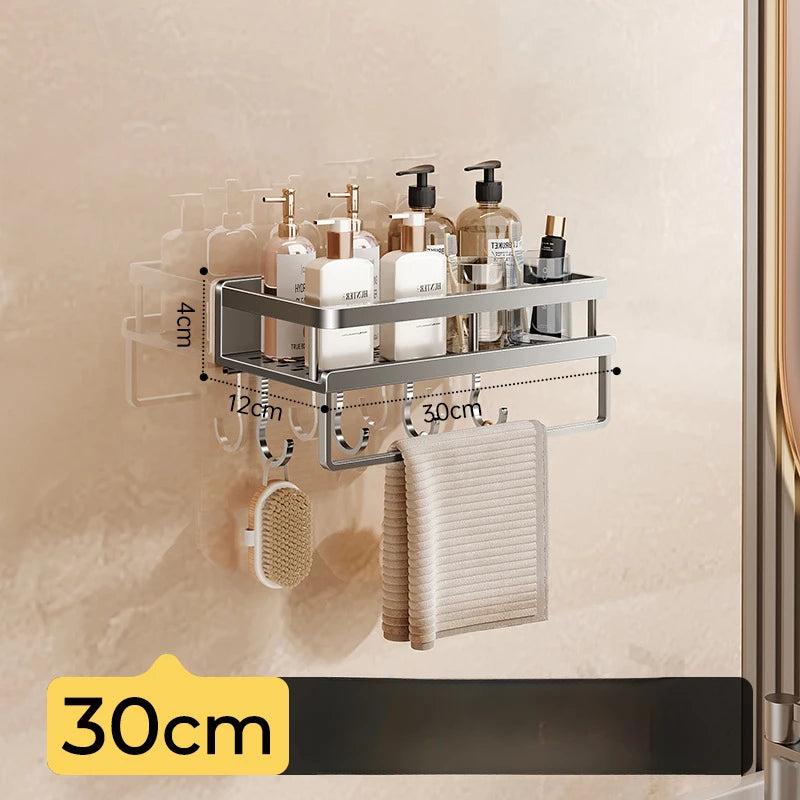 Aluminium Toilet & Washbasin Organiser