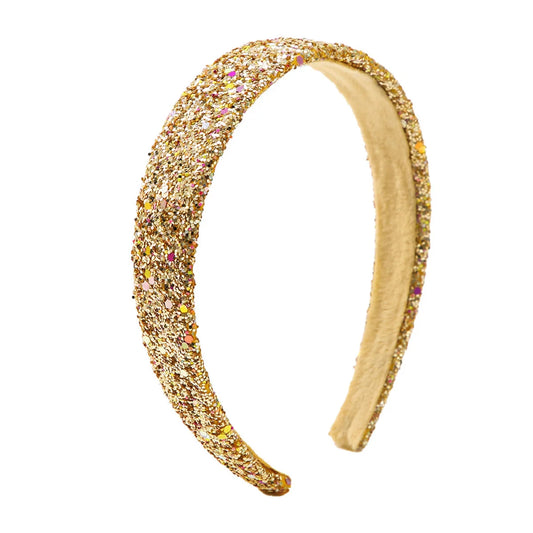 Princess Glitter Wide Headband