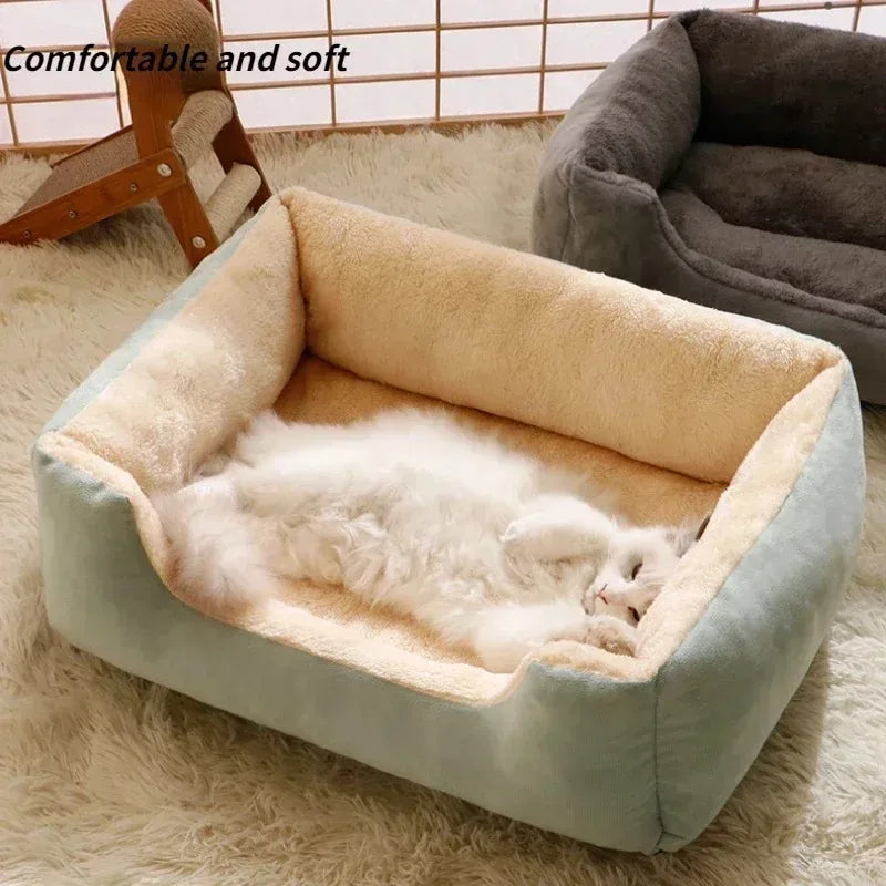 Plush Cat & Pet Bed
