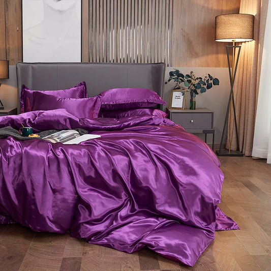 Luxury Jacquard Microfiber Duvet Cover Set