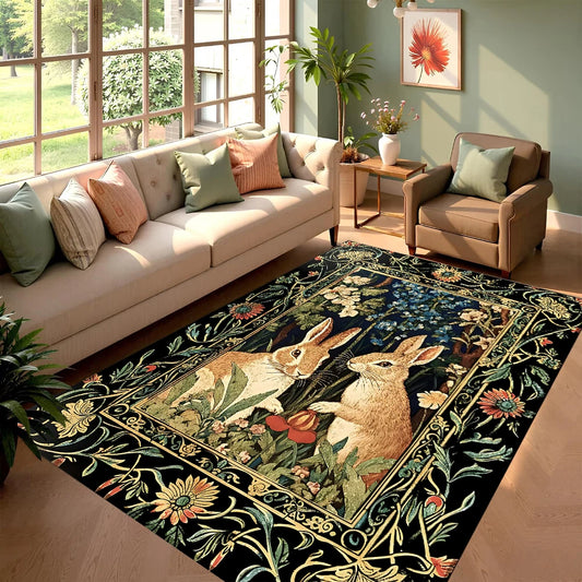 Vintage Floral Area Rug