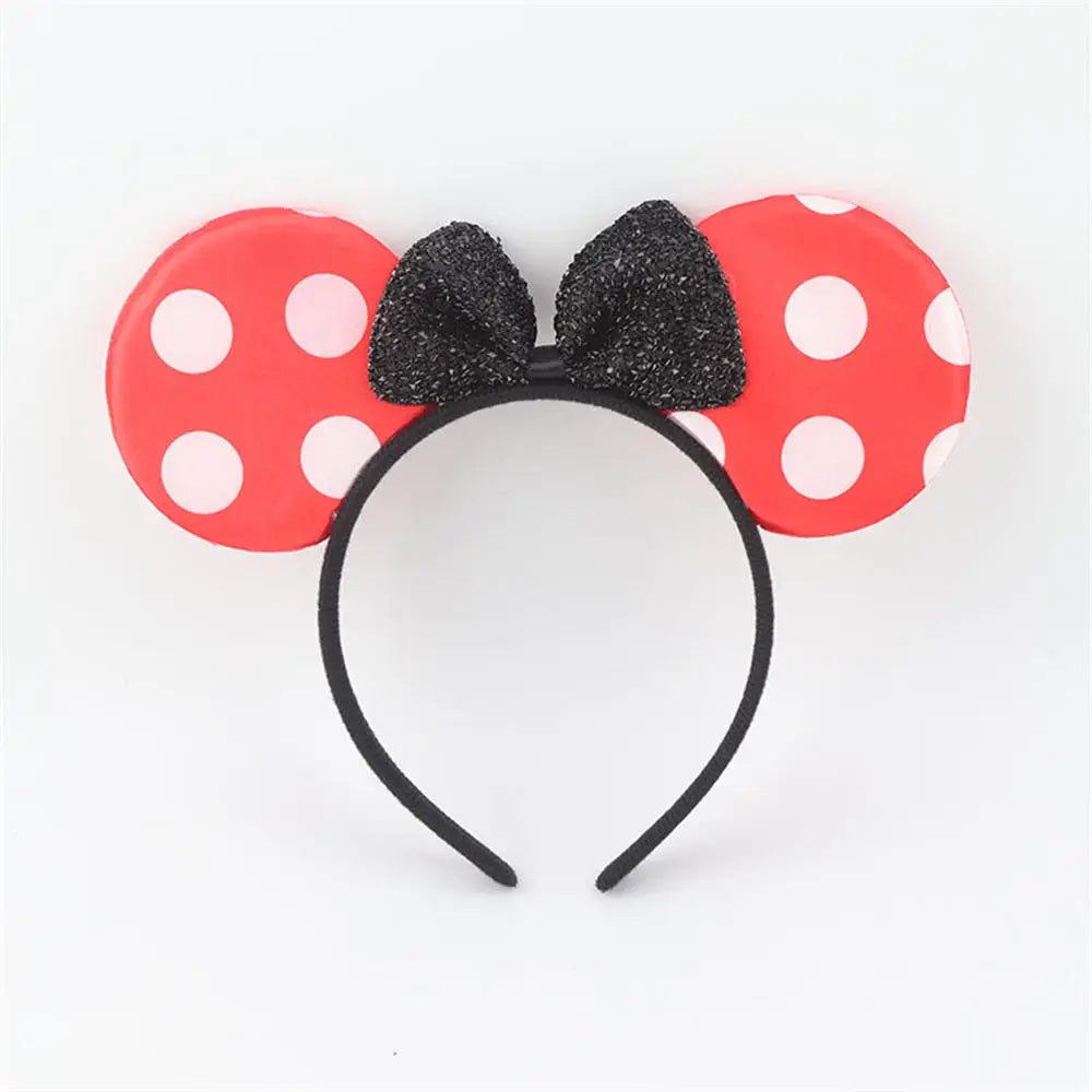 Minnie Mouse Ears Sequin Headband