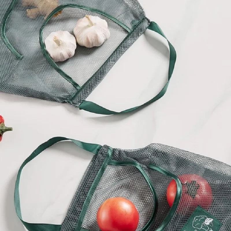 Reusable Hanging Mesh Storage Bag