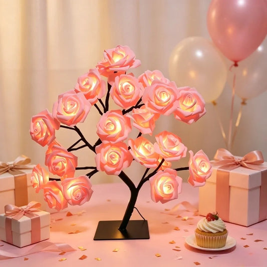 Rose Flower Tree LED Table Lamp