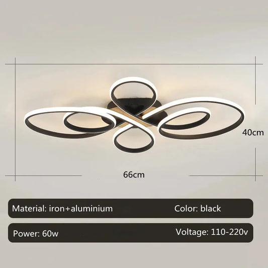 Remote Dimmable Chandelier for Living Room & Bedroom