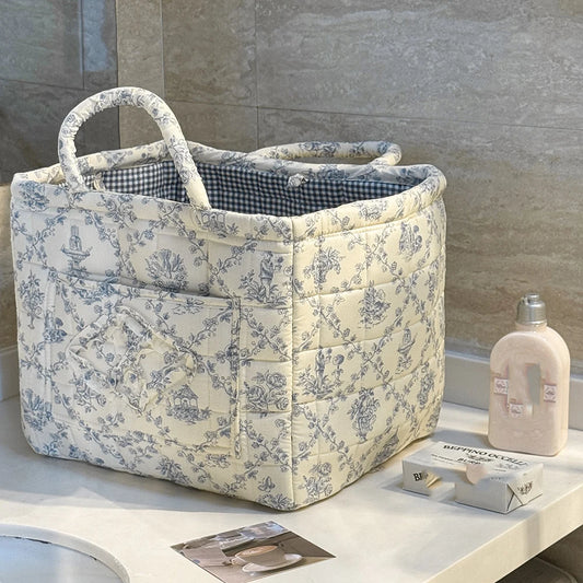 Floral Foldable Storage Basket