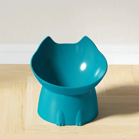 Elevated Tilted Cat Bowl