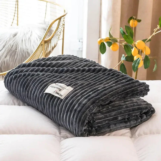 Warm Plaid Bed & Sofa Blanket