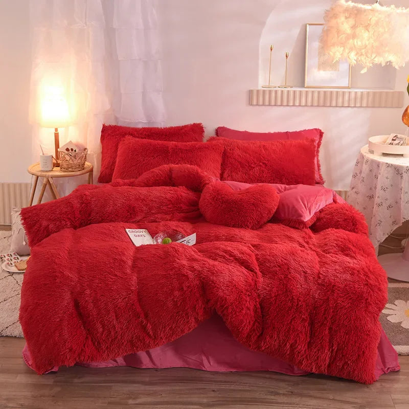 Luxury Plush Duvet Cover Set