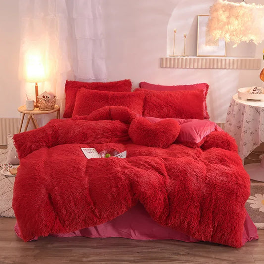 Luxury Plush Duvet Cover Set