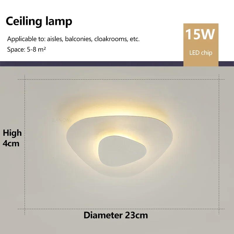 Modern LED Flush Mount Ceiling Chandelier