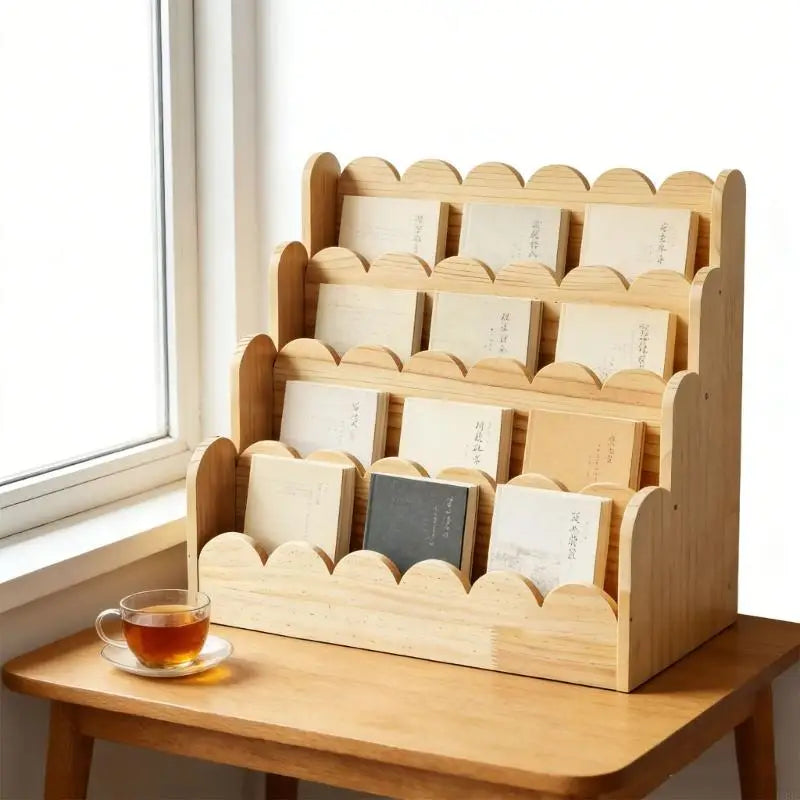 Wooden Kids Book Display Stand