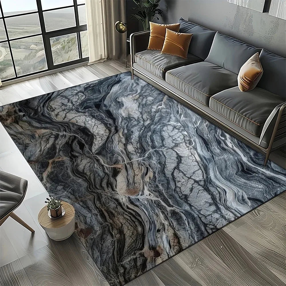 Marble Non-Slip Area Rug