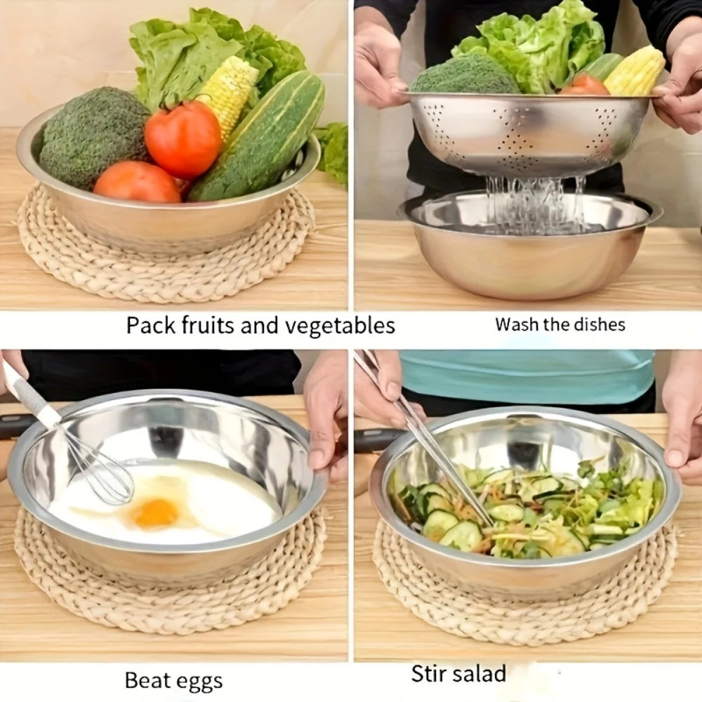 Stainless Steel Mandoline Slicer & Grater Set