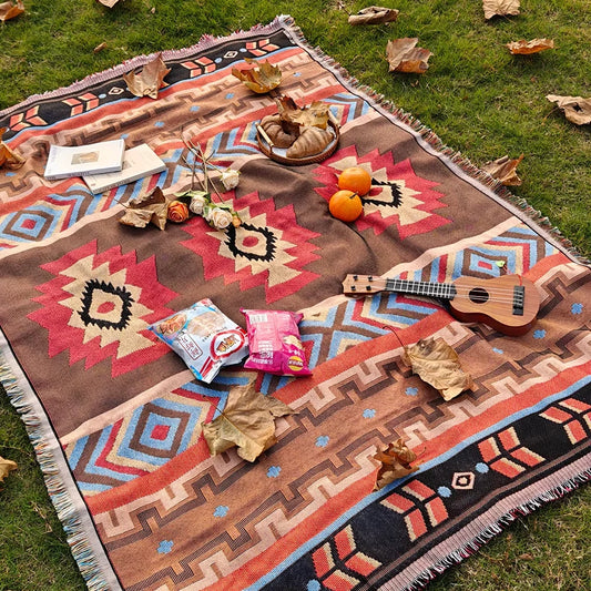 Checkered Throw Blanket