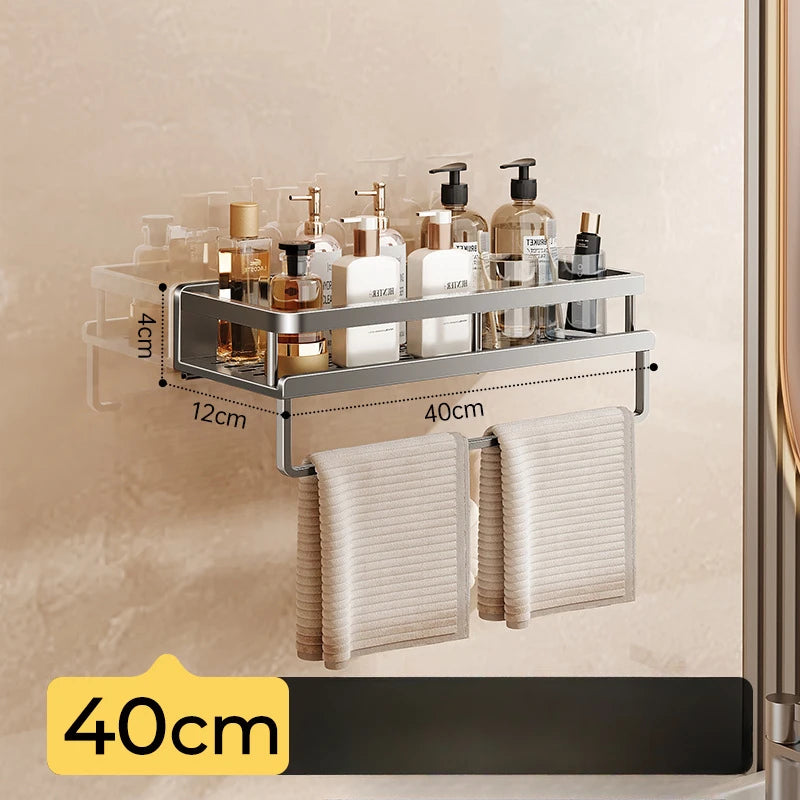 Aluminium Toilet & Washbasin Organiser