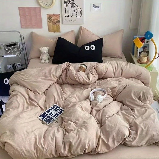 Cute Duvet Cover Set with Bed Sheet & Pillowcases