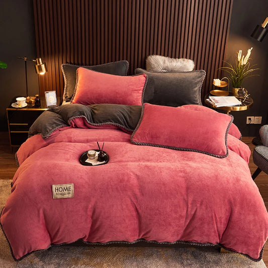 Plush Velvet Duvet Cover