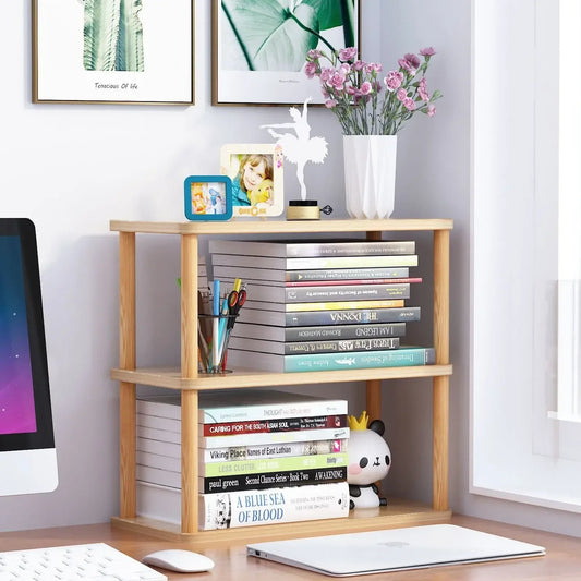 Multi-Layer Book & Office Storage Organizer