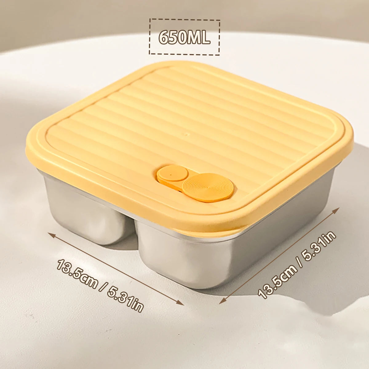 Stackable Leak-Proof Food Container for Meals, Fruits & Salads