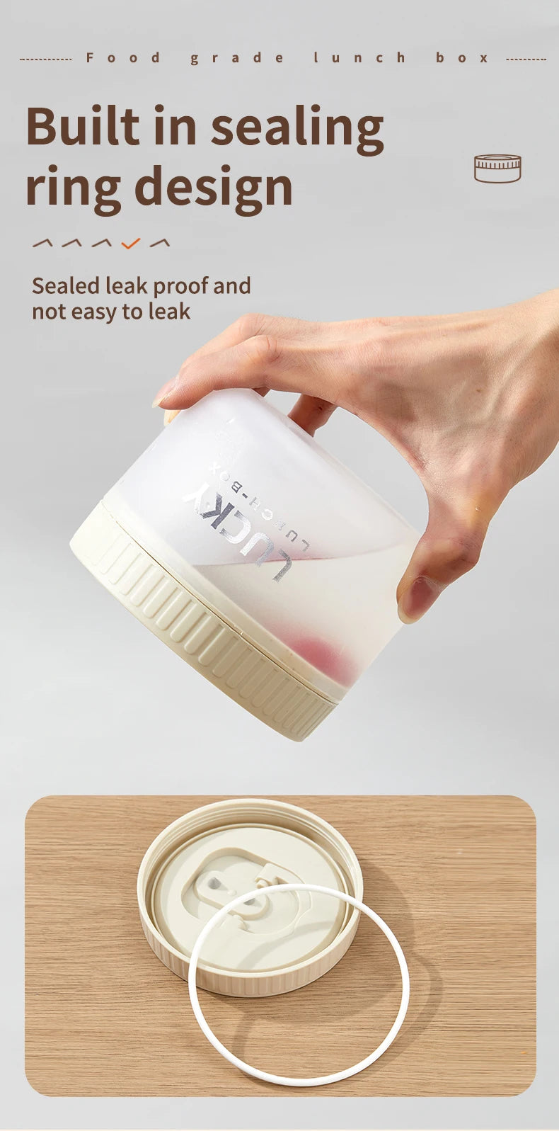 Microwave Safe Leak-Proof Food Container