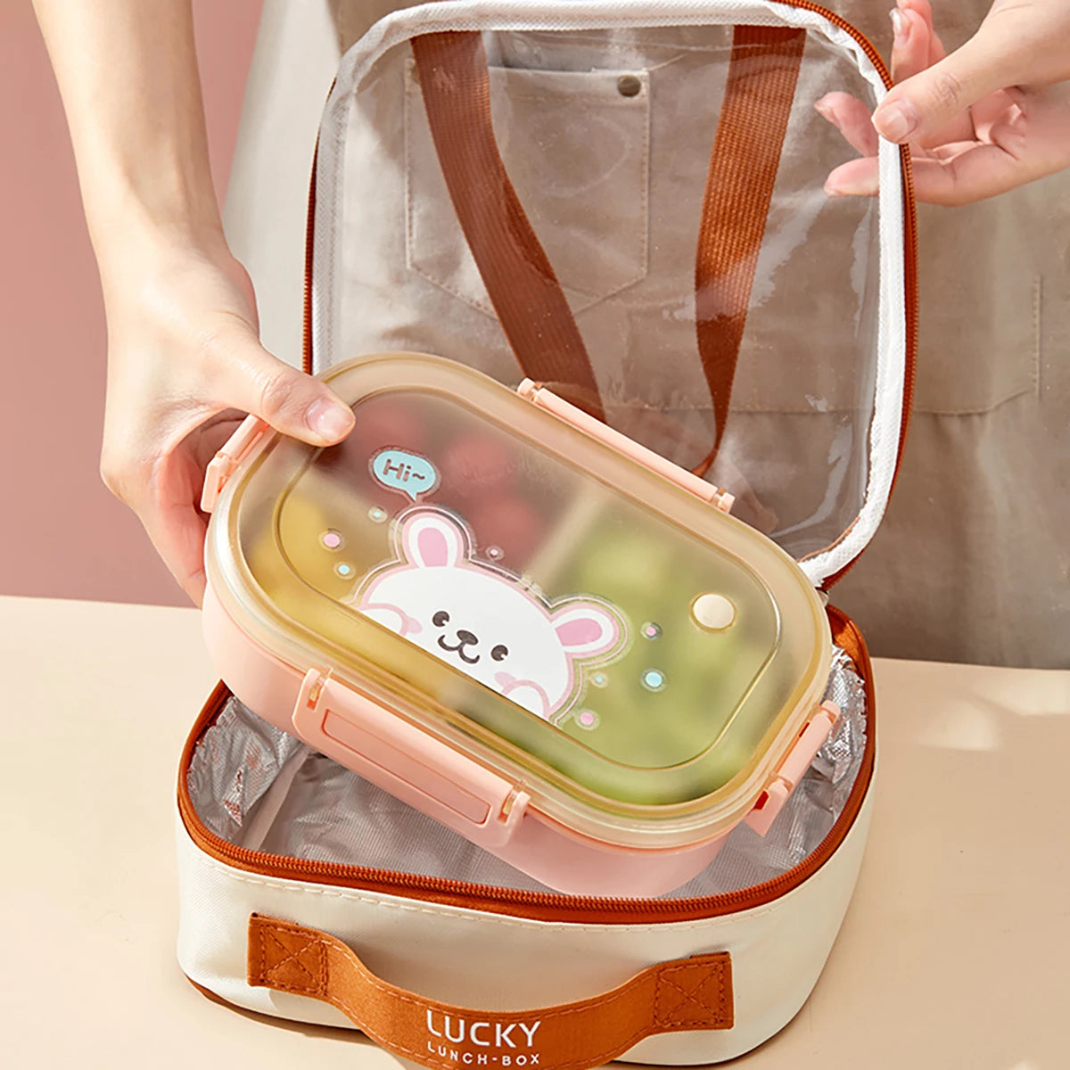 Compartment Lunch Box – Portable Microwave-Safe Food Container