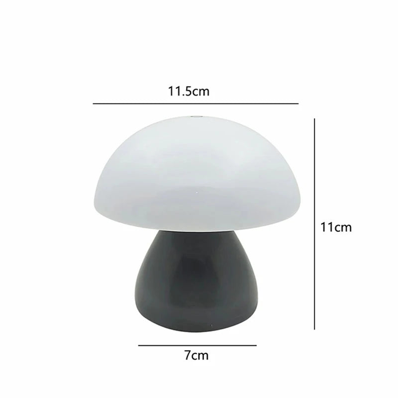 Rechargeable Mushroom LED Touch Night Light