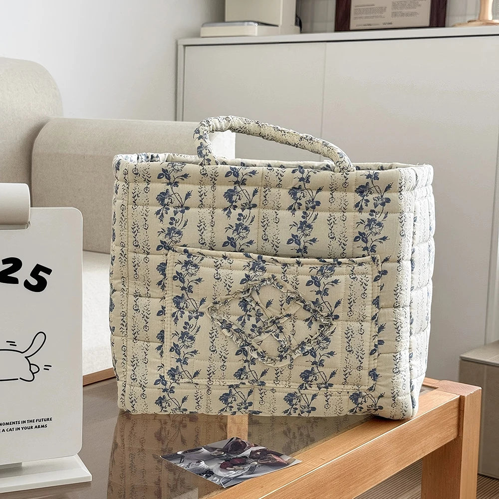 Floral Foldable Storage Basket