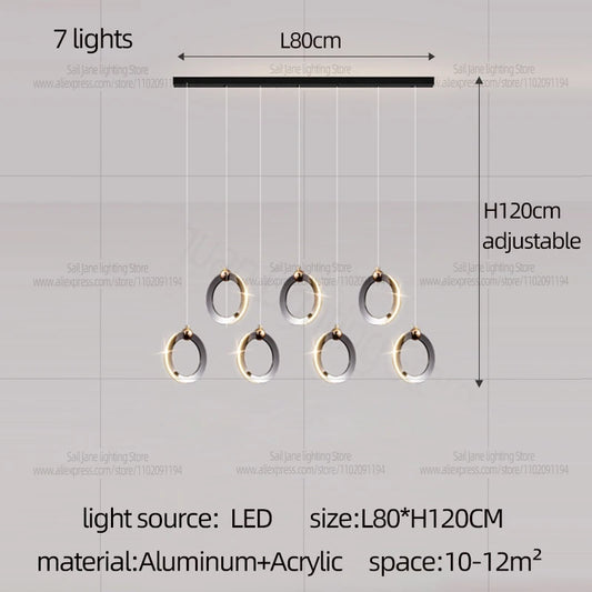 Contemporary Hanging Light for Dining & Kitchen