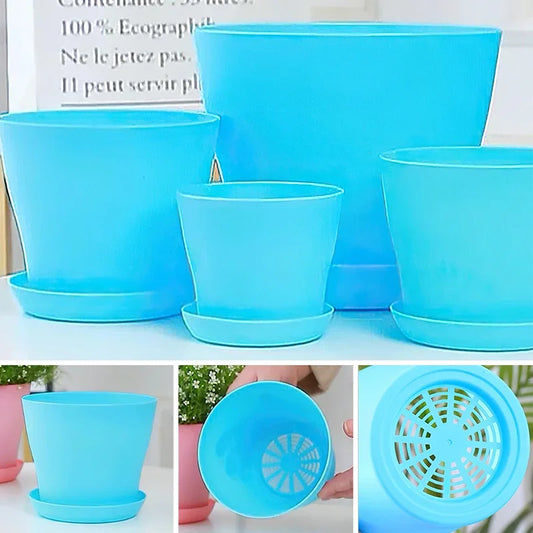 Modern Round Plant Pot for Succulents & Indoor Plants