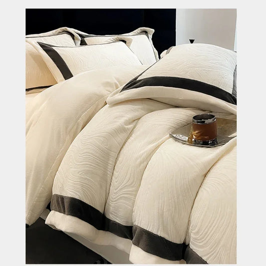 Luxury Milk Velvet Duvet Cover Set