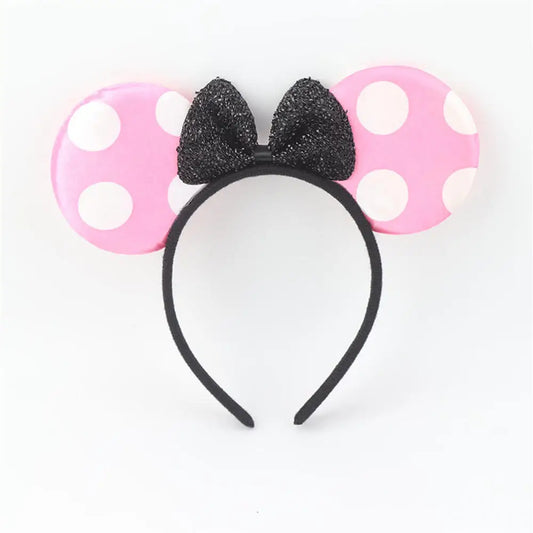 Minnie Mouse Ears Sequin Headband
