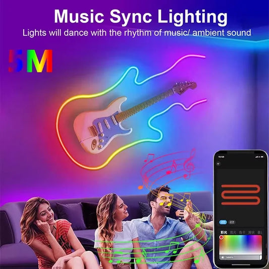 USB RGBIC Neon LED Strip Lights