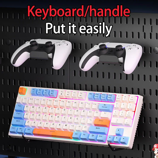 Desktop Pegboard Storage Organizer Kit