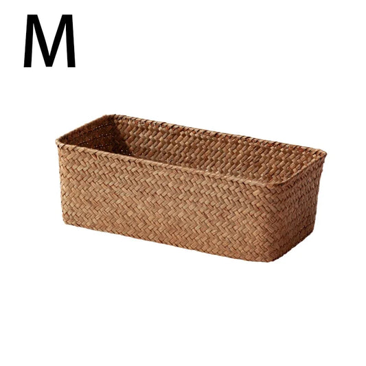 Handwoven Seagrass Storage Basket