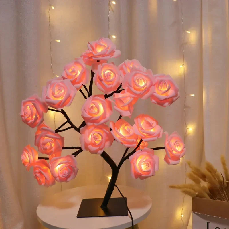 Rose Flower Tree LED Table Lamp