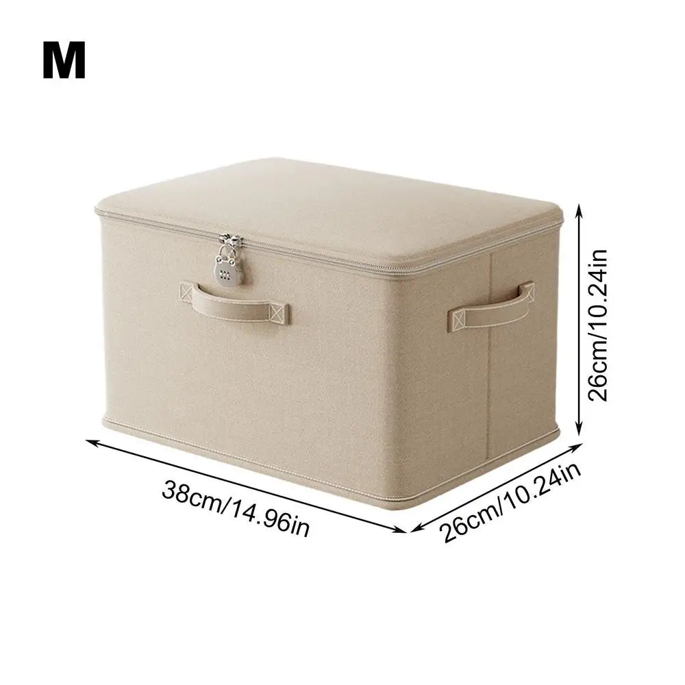 Large Stackable Storage Box with Lock