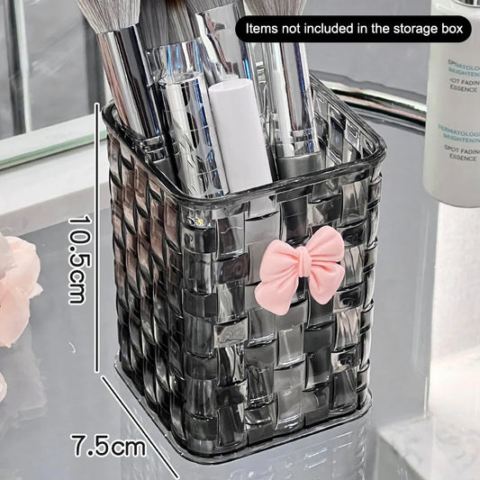 Desktop Pen Holder with Storage Basket