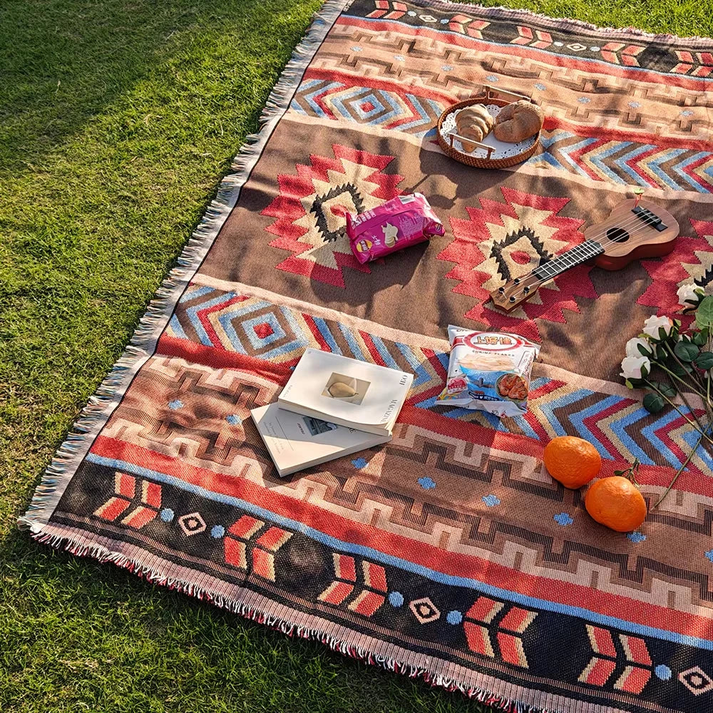 Checkered Throw Blanket
