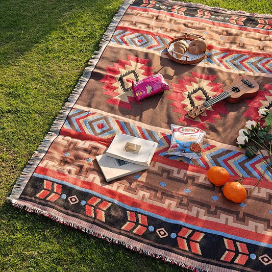 Checkered Throw Blanket