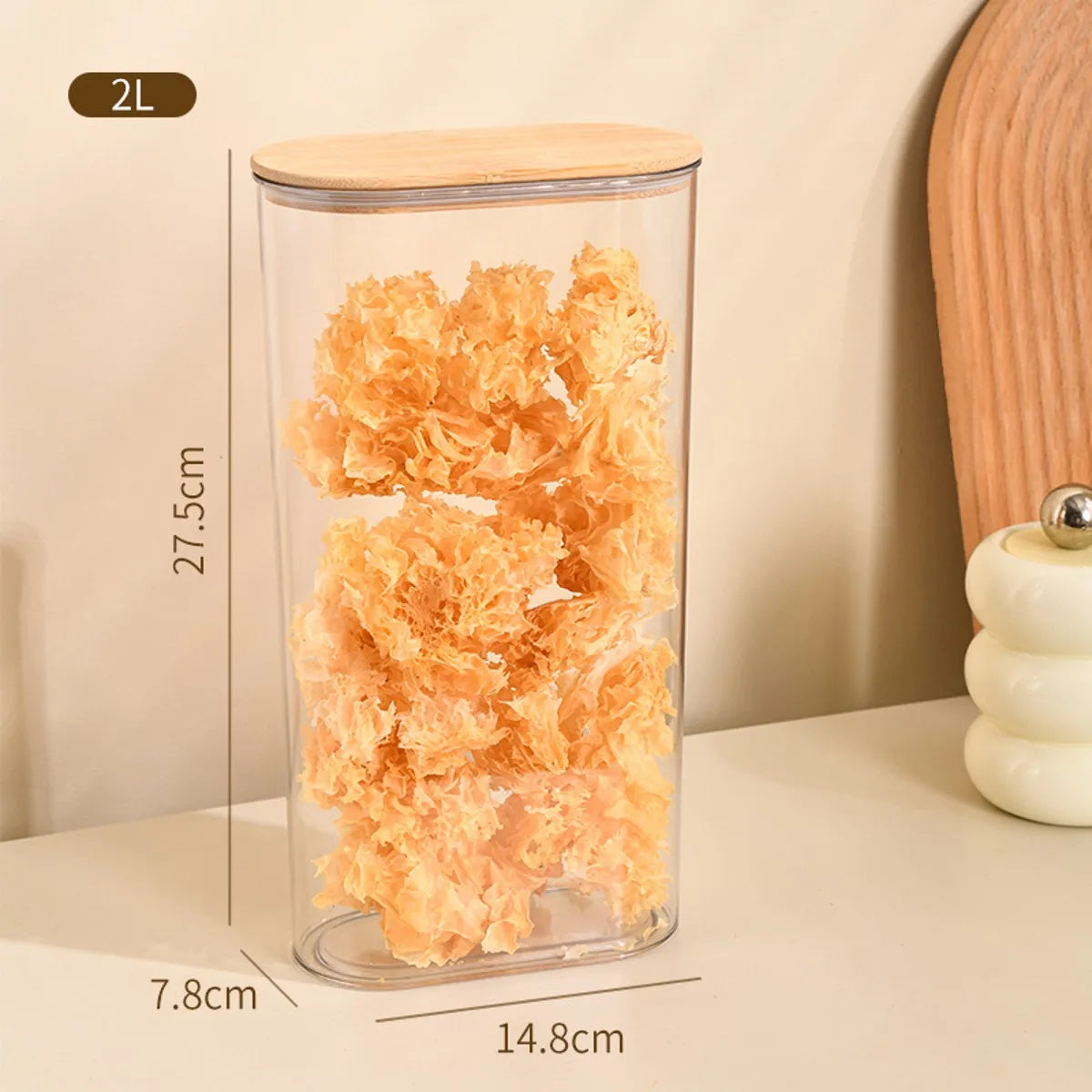 Clear Pantry Organizer Jars
