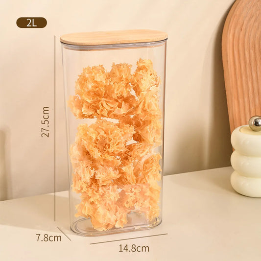 Clear Pantry Organizer Jars