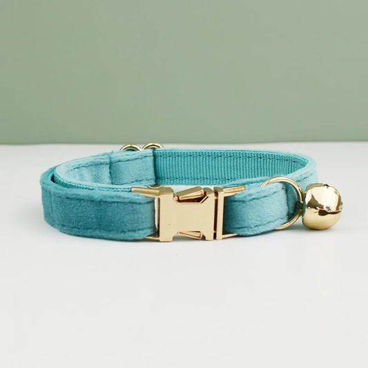Personalized Velvet Cat Collar